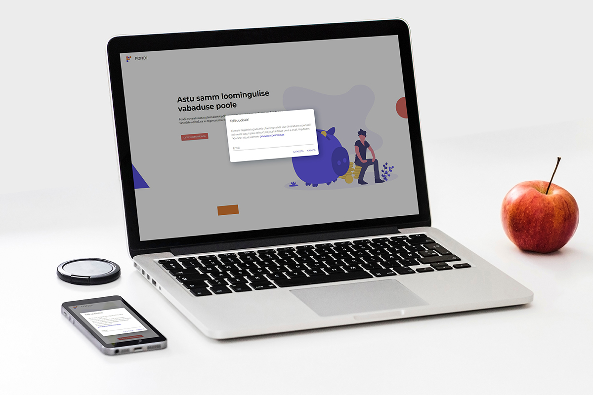 Fondi landing page