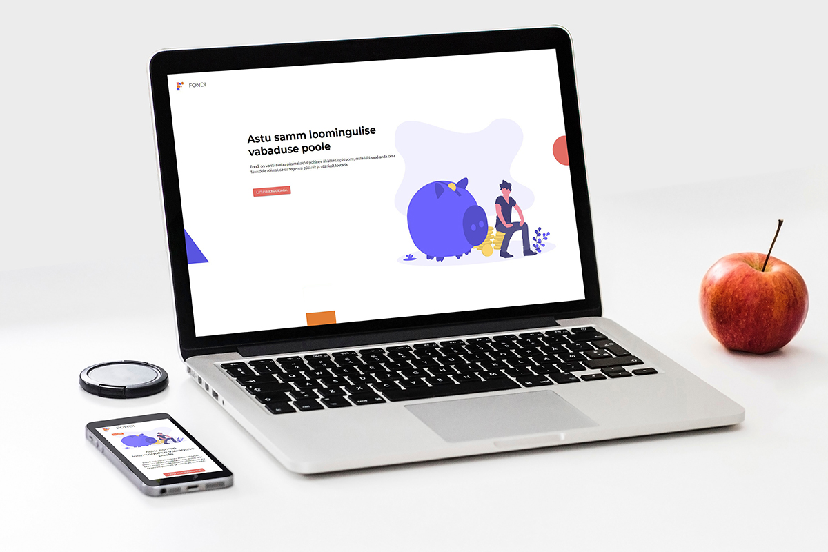 Landing page dialogue